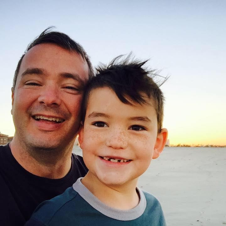 Samson and Jonathan on Santa Monica Beach